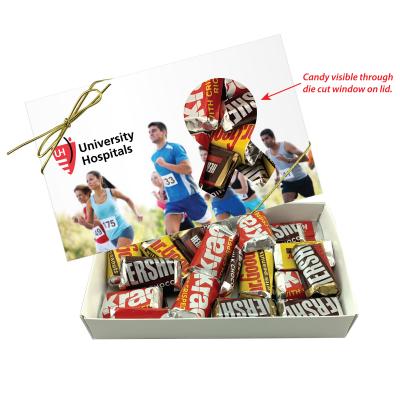 Die Cut Candy Box with Gold Bow - 7.5 x 4.5 in - product view 31