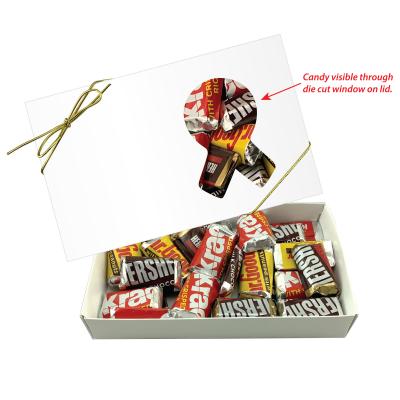 Die Cut Candy Box with Gold Bow - 7.5 x 4.5 in - product view 32