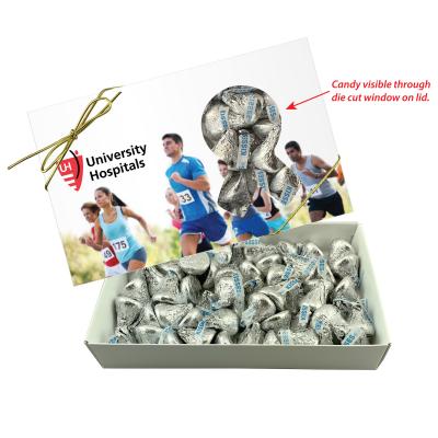 Die Cut Candy Box with Gold Bow - 7.5 x 4.5 in - product view 34