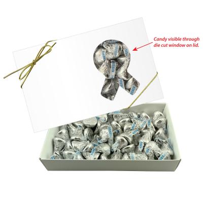 Die Cut Candy Box with Gold Bow - 7.5 x 4.5 in - product view 36