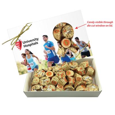 Die Cut Candy Box with Gold Bow - 7.5 x 4.5 in - product view 37