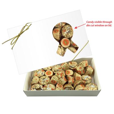 Die Cut Candy Box with Gold Bow - 7.5 x 4.5 in - product view 38