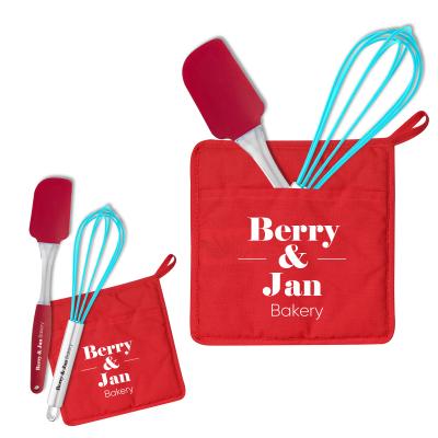 Baking Utensil Kit with Pot Holder and Tools