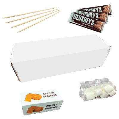 Campfire Kit with Graham Crackers and Chocolate - 55 oz - promotional product with custom logo
