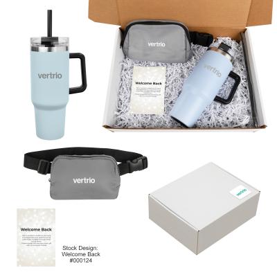 Gift Set with Belt Bag and Stainless Steel Tumbler - 40 oz