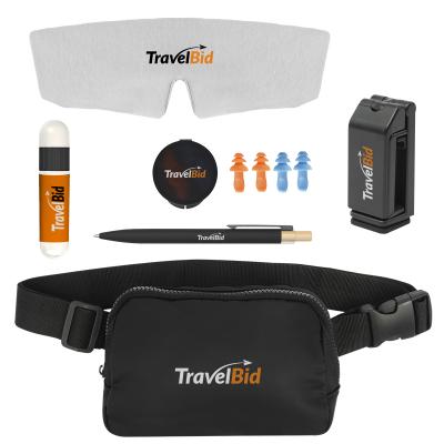 Travel Comfort Kit with Belt Bag and Sleep Accessories
