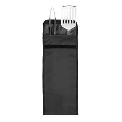 BBQ Tool Kit with Polyester Pouch and Stainless Steel Tools - product view 2