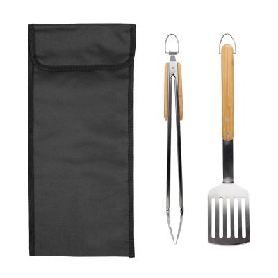 BBQ Tool Kit with Polyester Pouch and Stainless Steel Tools - product view 4
