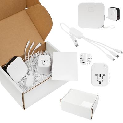 Travel Charging Station Gift Set - 100W Multi-Cable - promotional product with custom logo