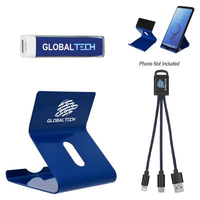 Tech Kit with Phone Stand and Power Bank - 2200 mAh