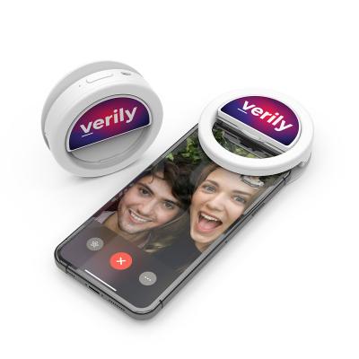 Clip-On Ring Light with Camera Cover - 3.14 in