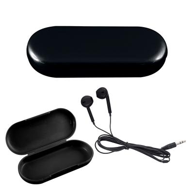 Metallic Wired Earbuds with Clamshell Case - 46 in - product view 4