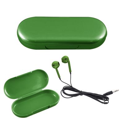 Metallic Wired Earbuds with Clamshell Case - 46 in - product view 10