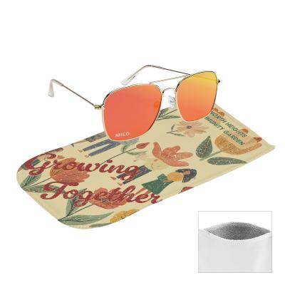 Aviator Sunglasses Kit with Microfiber Pouch