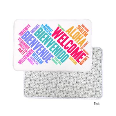 Floor Mat Entryway Flannel Non-Skid Backing - 23.5 x 15.75 in - product view 2