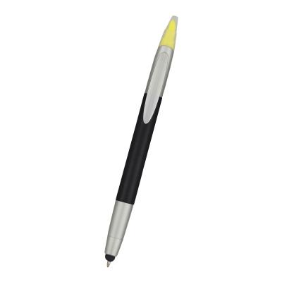 Pen 3-in-1 Ballpoint Highlighter Stylus Twist Action - 5.5 in - product view 3