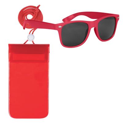 Poolside Kit Fun Waterproof Pouch Sunglasses 2 Piece - product view 3