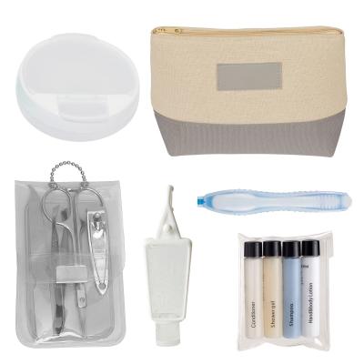 Travel Kit Allure Cosmetic Bag 6 Piece Amenities Set - product view 3