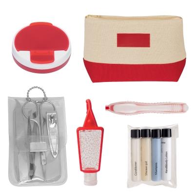 Travel Kit Allure Cosmetic Bag 6 Piece Amenities Set - product view 4
