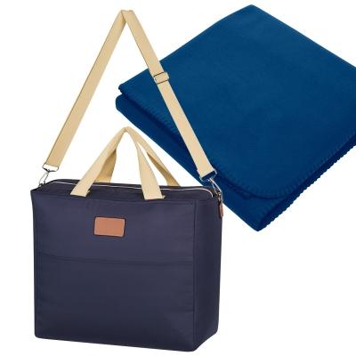Insulated Cooler Bag with Fleece Blanket Kit - product view 9