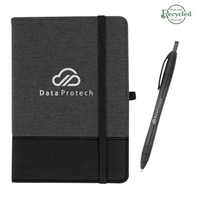 rPET Journal with Pen Kit - 5 x 7 in - product view 3