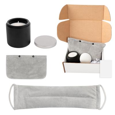 Wellness Gift Set with Candle and Neck Wrap - product view 3