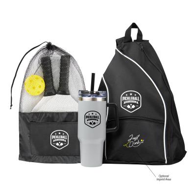 Pickleball Backpack Kit with Paddles and Tumbler