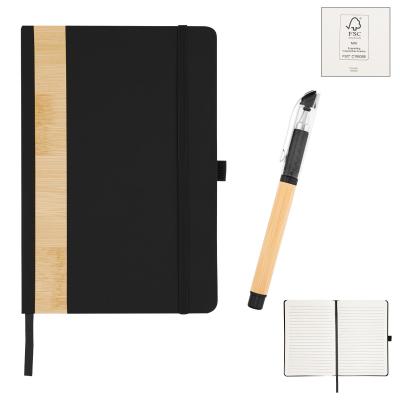 Bamboo Journal with Gel Pen Kit - 5 x 7 in - product view 5