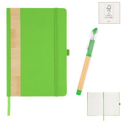 Bamboo Journal with Gel Pen Kit - 5 x 7 in - product view 13