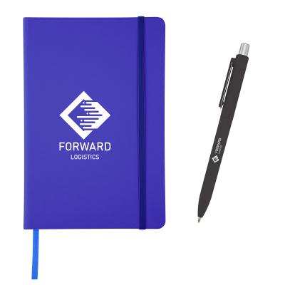 Recycled Journal with Pen and Custom Box Gift Set - product view 7