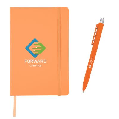 Recycled Journal with Pen and Custom Box Gift Set - product view 9