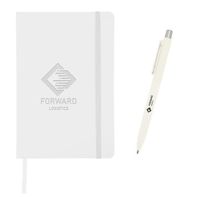 Recycled Journal with Pen and Custom Box Gift Set - product view 15