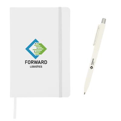 Recycled Journal with Pen and Custom Box Gift Set - product view 18