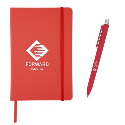 Recycled Journal with Pen and Custom Box Gift Set - product view 24