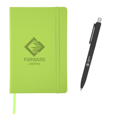 Recycled Journal with Pen and Custom Box Gift Set - product view 30