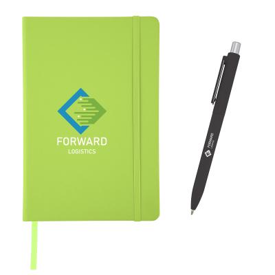 Recycled Journal with Pen and Custom Box Gift Set - product view 32