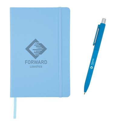 Recycled Journal with Pen and Custom Box Gift Set - product view 35