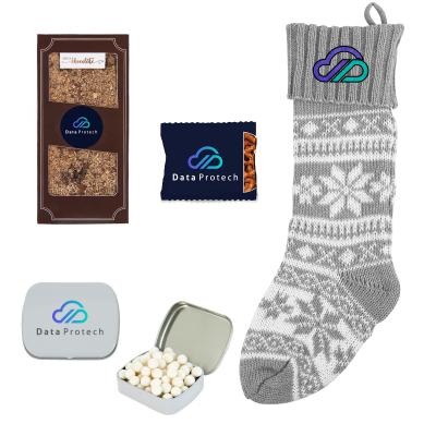 Holiday Stocking Chocolate Gift Kit - 6 x 18 in
