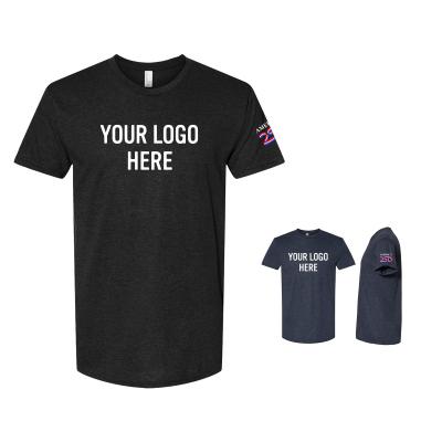 Custom Printed T-Shirt Triblend Crew Neck (Unisex)