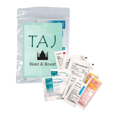 Beach Kit Necessities with Sunscreen and Sanitizer - 4 x 5 in