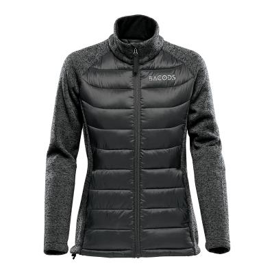 Hybrid Jacket Women's Quilted Thermal with Fleece Sleeves - product view 2