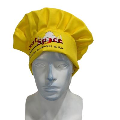 Chef Hat Wrinkle Resistant Polyester Adjustable Elastic