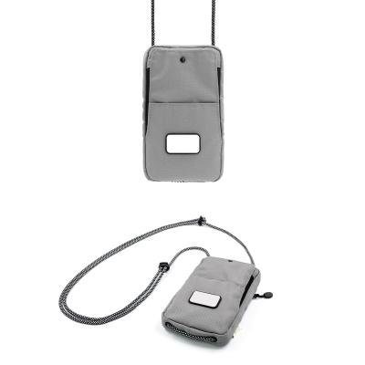 Crossbody Bag Eco Recycled Polyester Phone Pocket - 7.5 x 5 in - product view 4