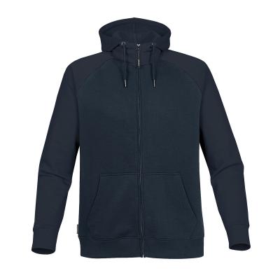 Men's Zip Hoody Cotton Polyester Fleece with Hood - product view 2