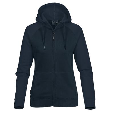Women's Zip Hoody Cotton Polyester Fleece with Hood - product view 2