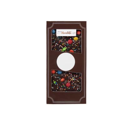 Gourmet Chocolate Bar in Window Gift Box - 3.5 oz - product view 2