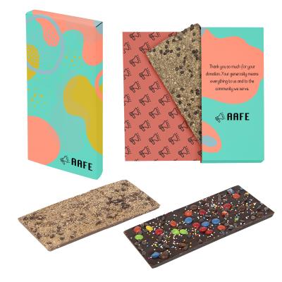 Gourmet Chocolate Bar in Card Gift Box - 3.5 oz - product view 4