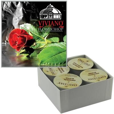 Coffee Pod Gift Box Single Serve K-Cup - 4 Pack