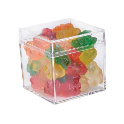 Acrylic Container Cube Shaped with Candy - 2 x 2 x 2 in - product view 3
