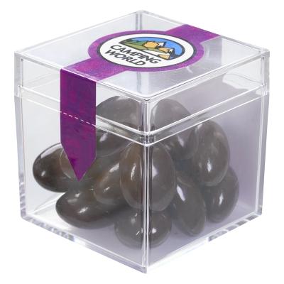 Acrylic Container Cube Shaped with Candy - 2 x 2 x 2 in - product view 10